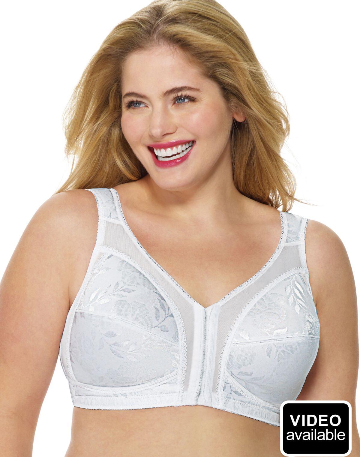 Playtex 18 Hour Easier On Front Close Bra With Flex Back 4695 Ebay 