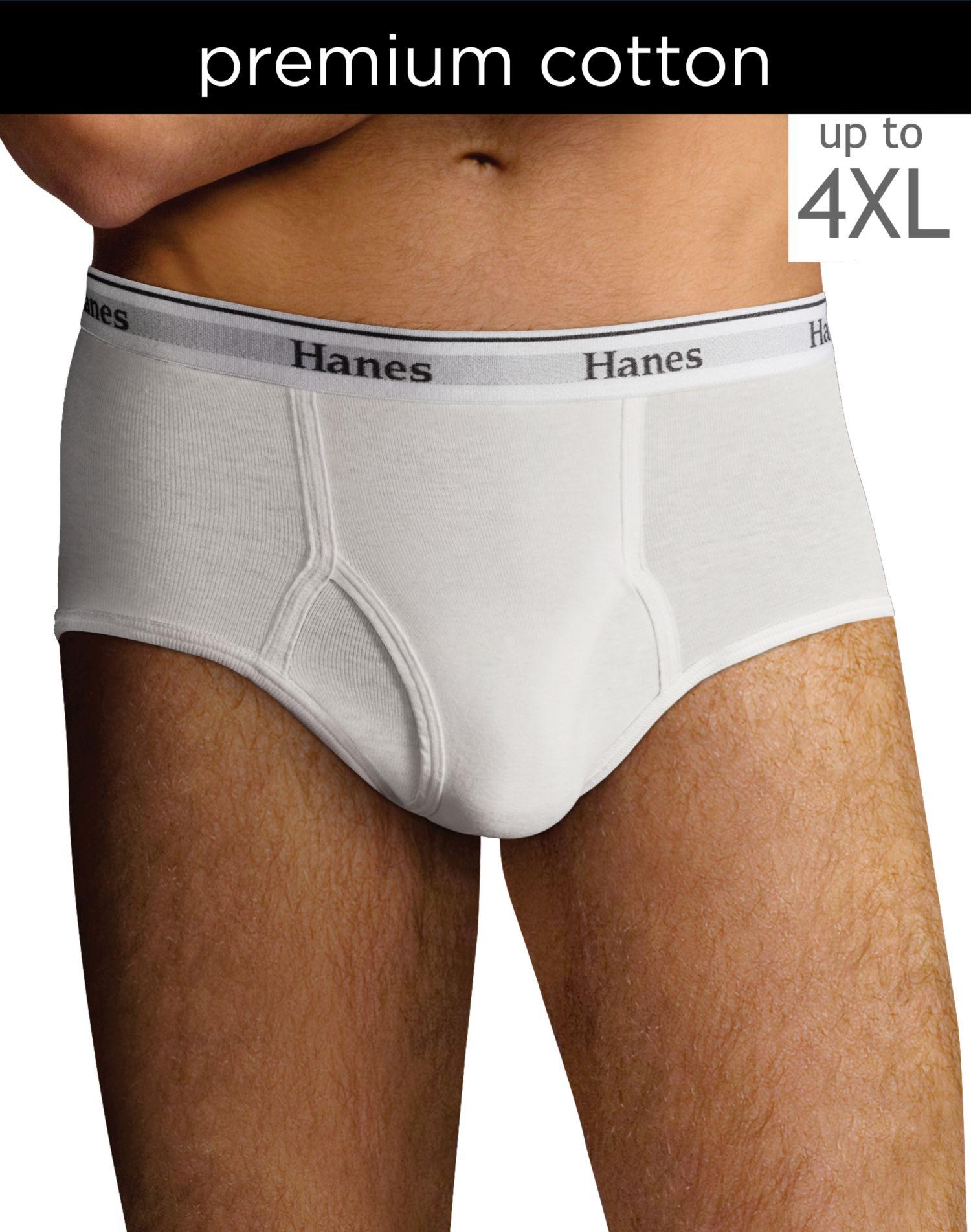 Hanes Classics Mens Tagless No Ride Up Briefs w Comfort Flex 3 Pairs