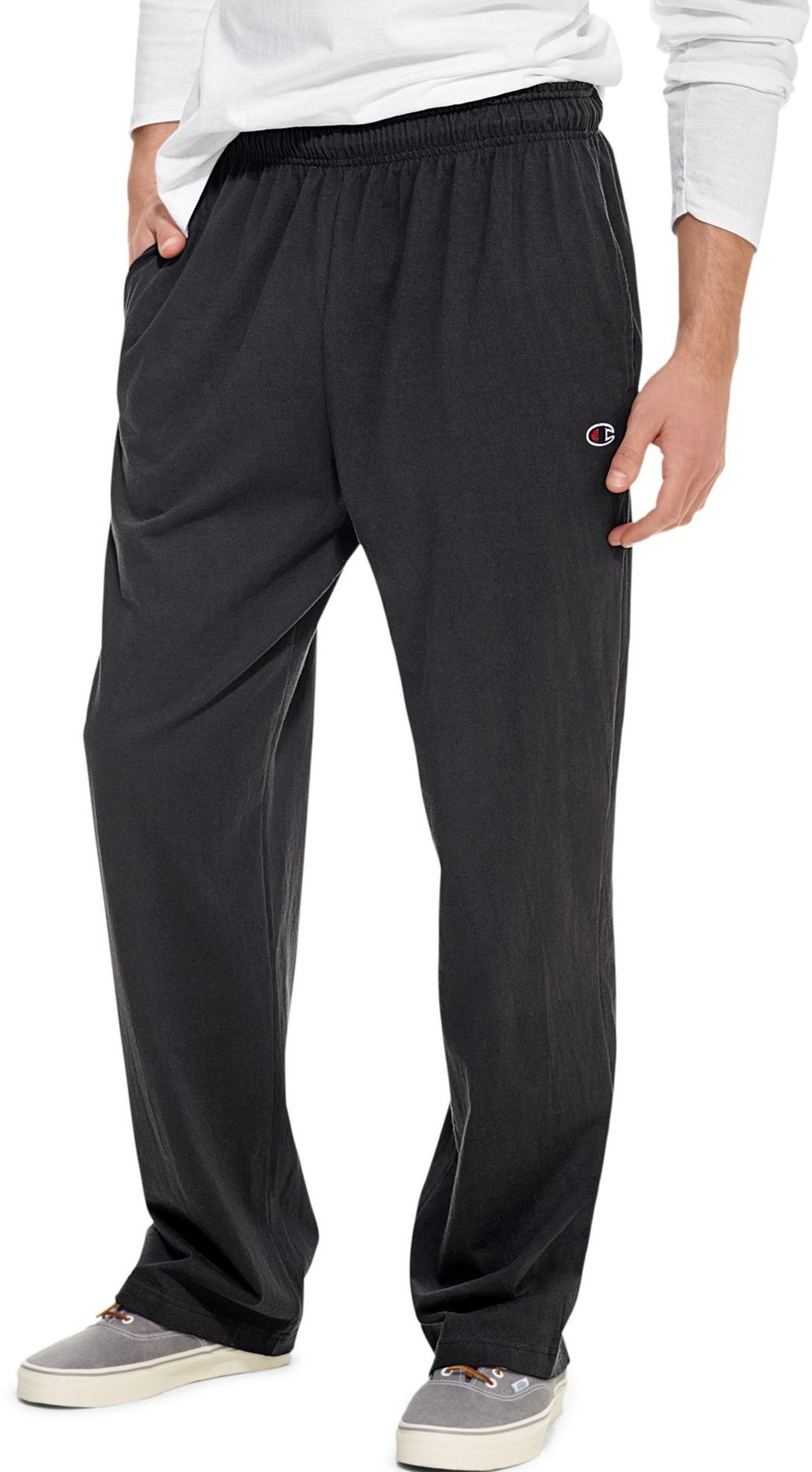 open bottom jersey pants