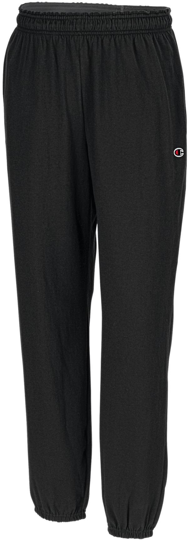 open bottom jersey pants