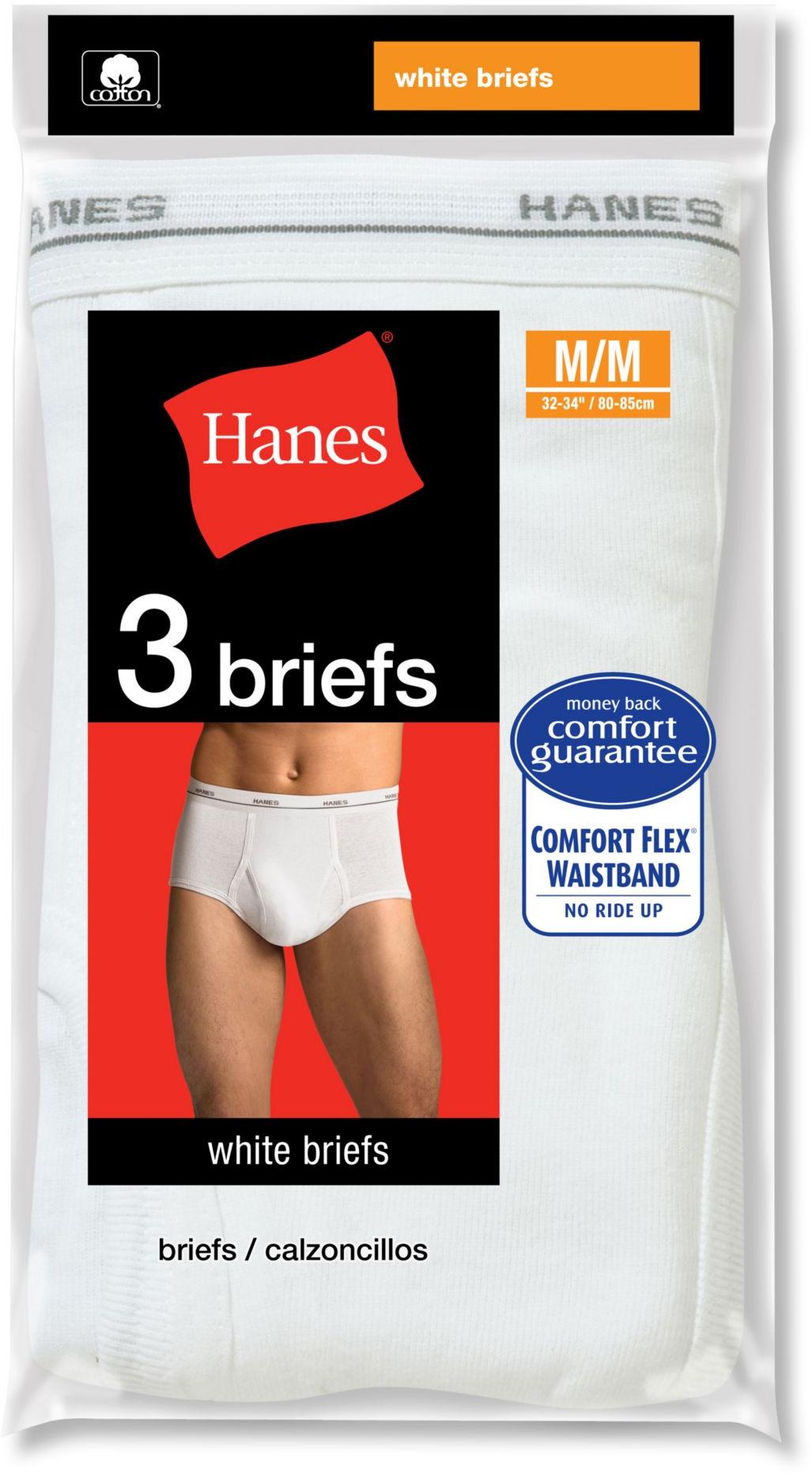 Hanes Mens White Briefs 3 Pairs 2252p3 Ebay 4491