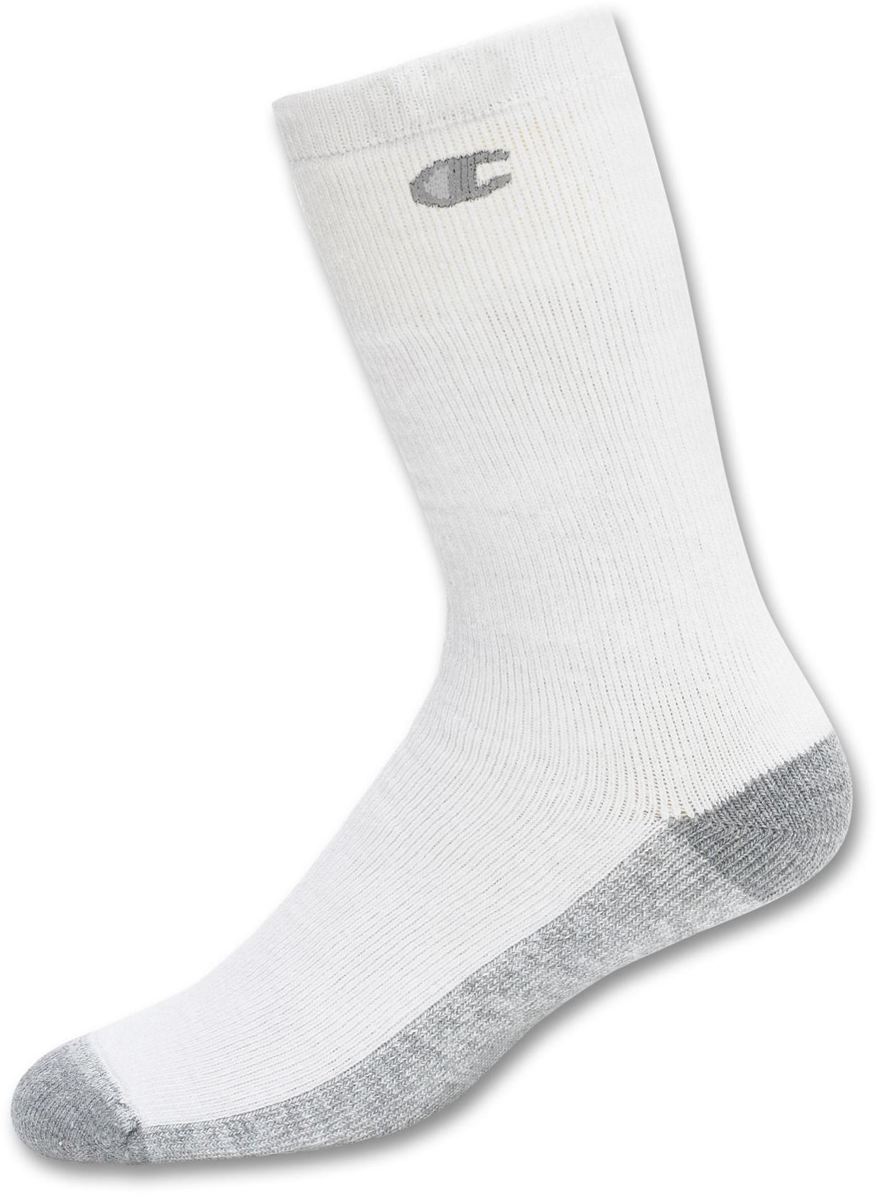 CHAMPION Double Dry High Performance Mens Cushion Crew Socks 3Pack