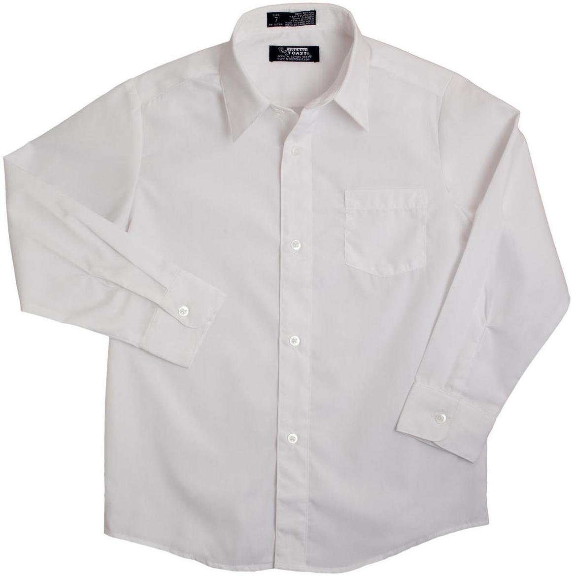 French Toast School Uniform Boys Long Sleeve Classic Dress Shirt | eBay