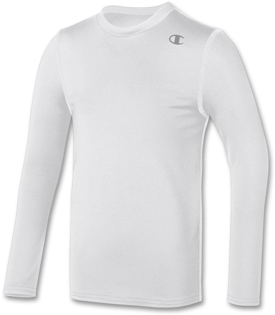 Champion Youth Double Dry Long Sleeve Compression Tee Y323 V