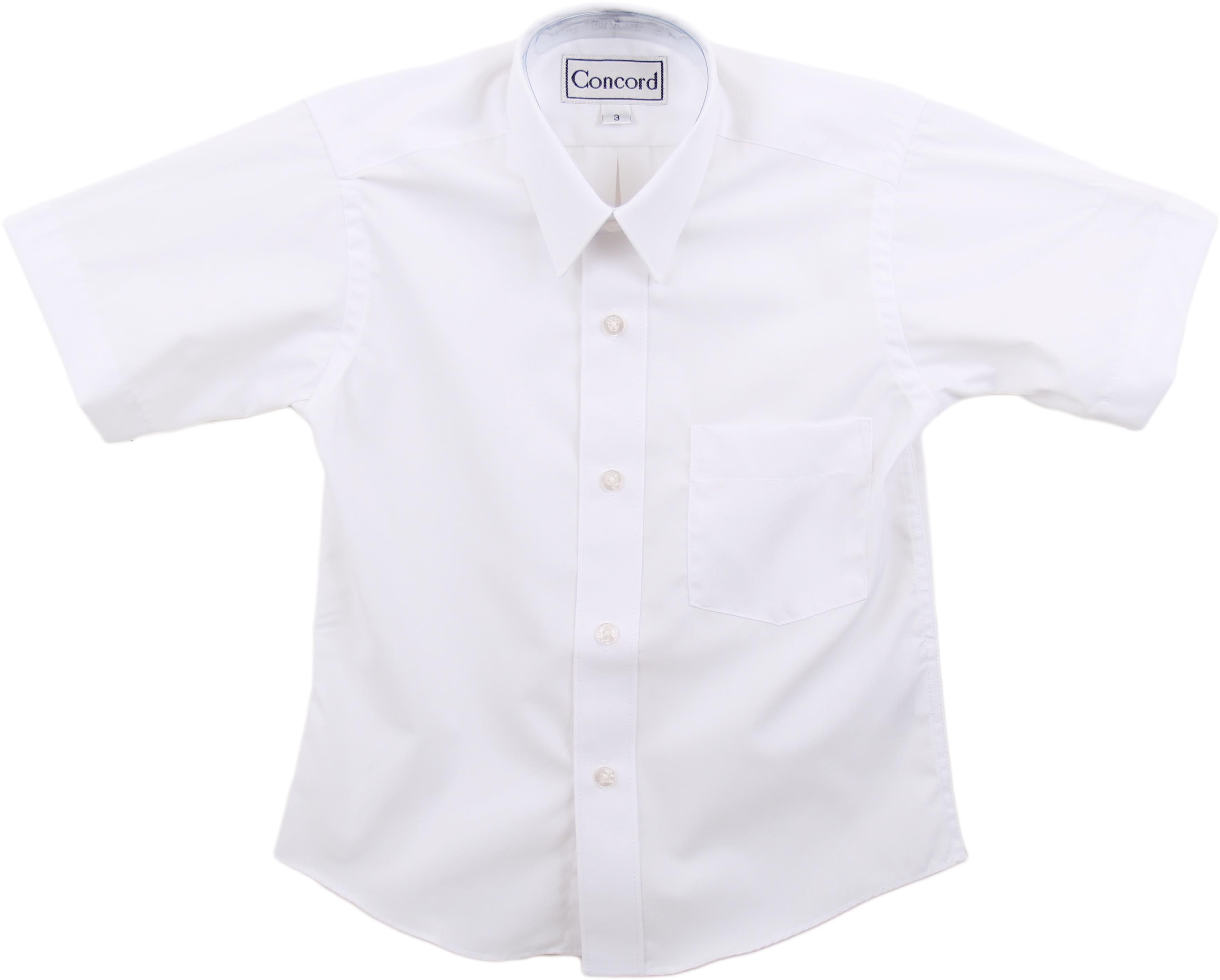 Concord Boys Short Sleeve White Dress Shirt | eBay