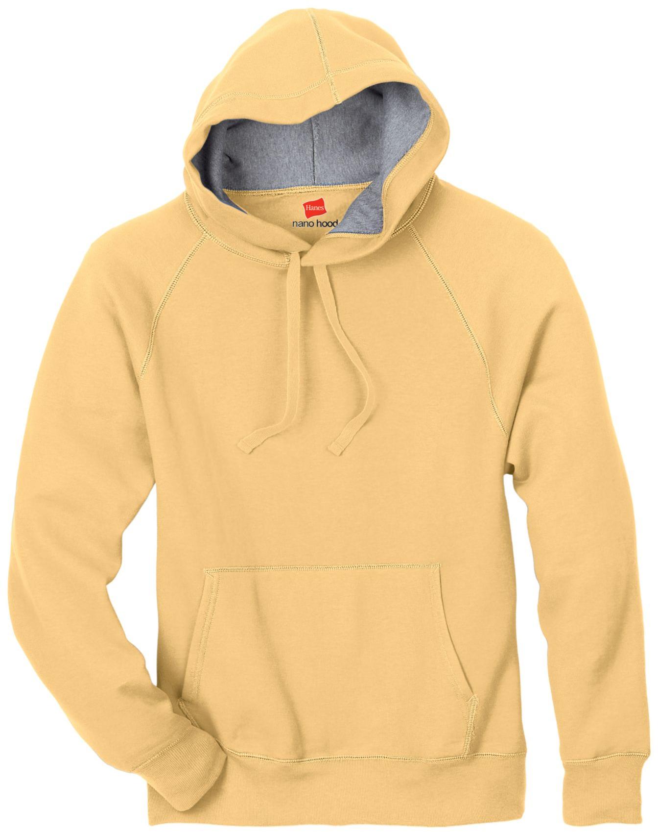 HANES Adult Nano Sweats Pullover Hoodie Sweatshirt - N270 | eBay