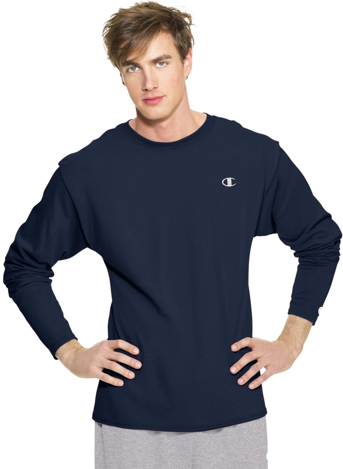 CHAMPION Cotton Jersey Long-Sleeve Men's T Shirt - T2228 | eBay
